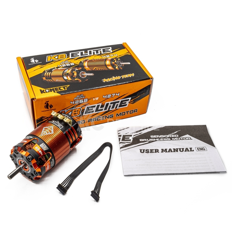 KONECT střídavý motor K8 ELITE 4268 - 2300 KV RACING (1/8 modely) - AIR FLOW
