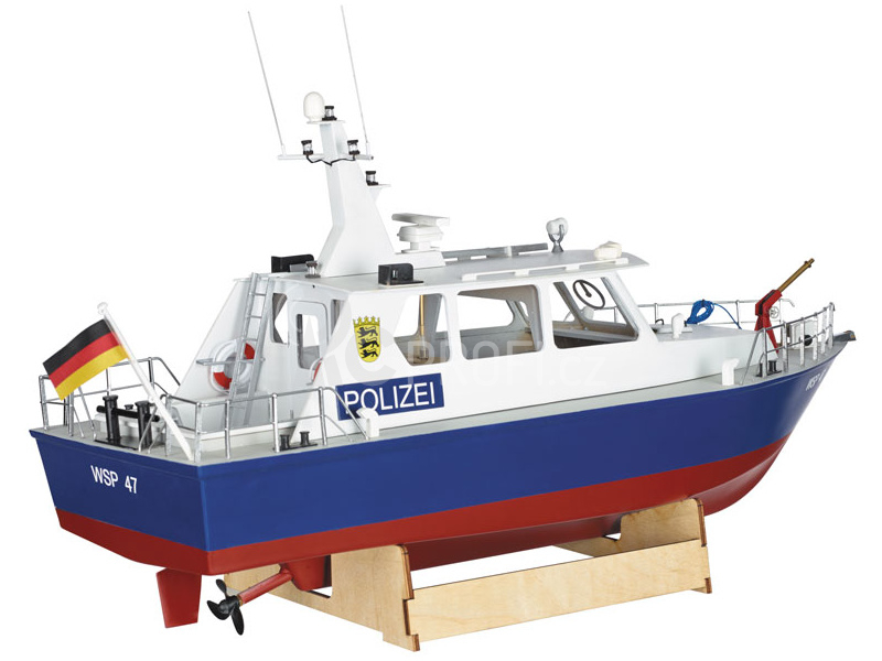 RC stavebnice Krick Policejní člun WSP47 kit