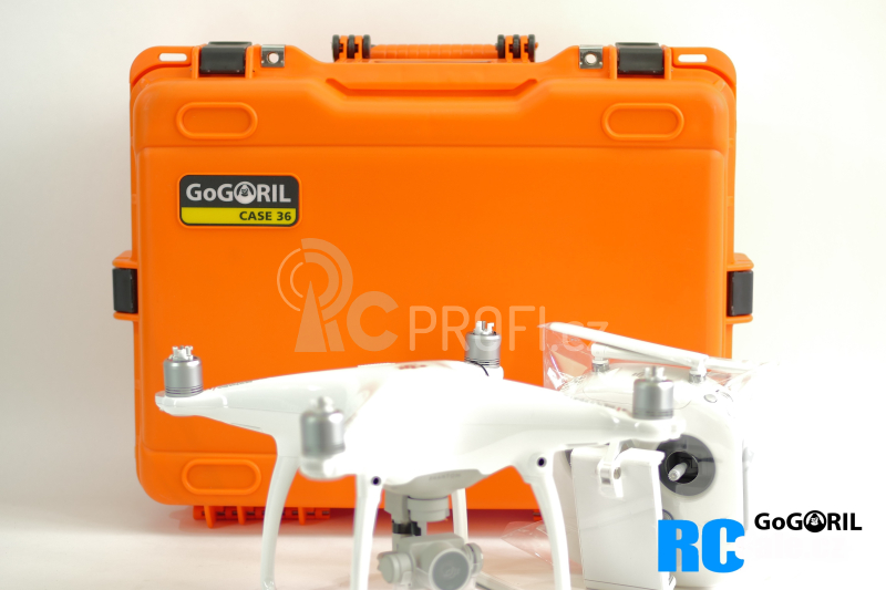 Set profi kufr G36 + výstelka pro DJI Phantom 4, oranžová