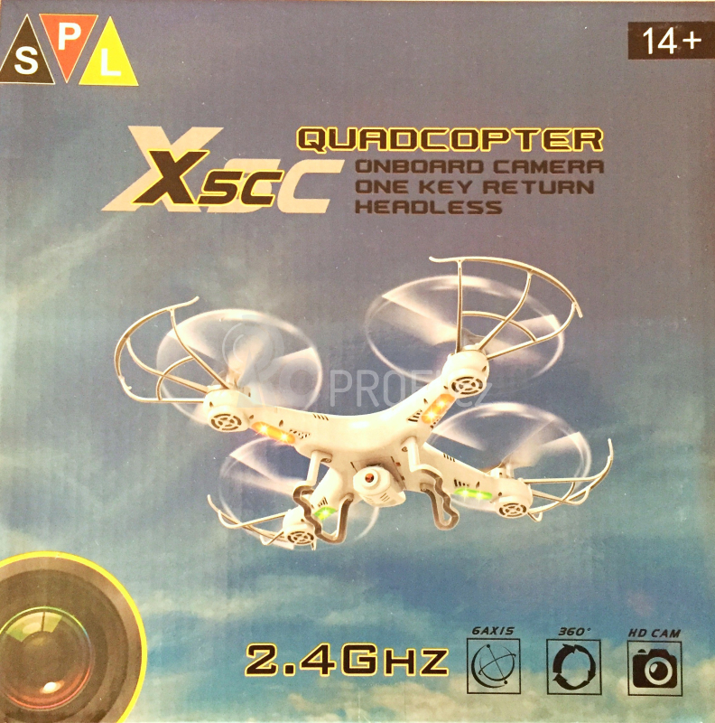 RC dron SPL X5C-1, černá