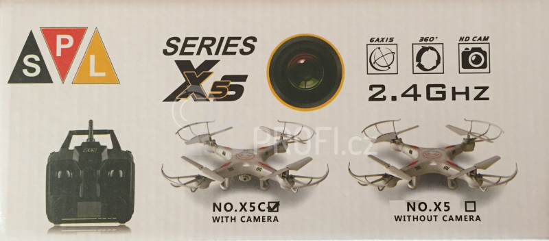 RC dron SPL X5C-1, černá