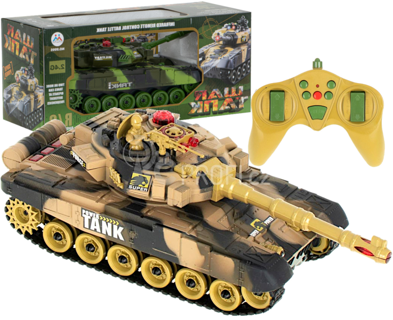 RC Válečný tank 9993, pouštní verze
