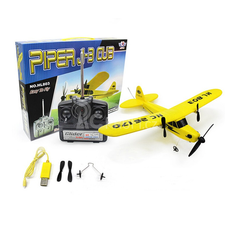 RC letadlo Piper J-3 HL803