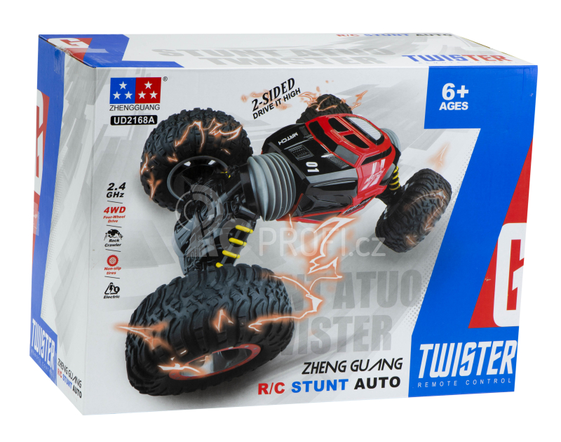 RC auto Transformer STUNT, zelená