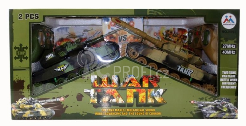 RC sada infra tanků 9993 + náhradní baterie