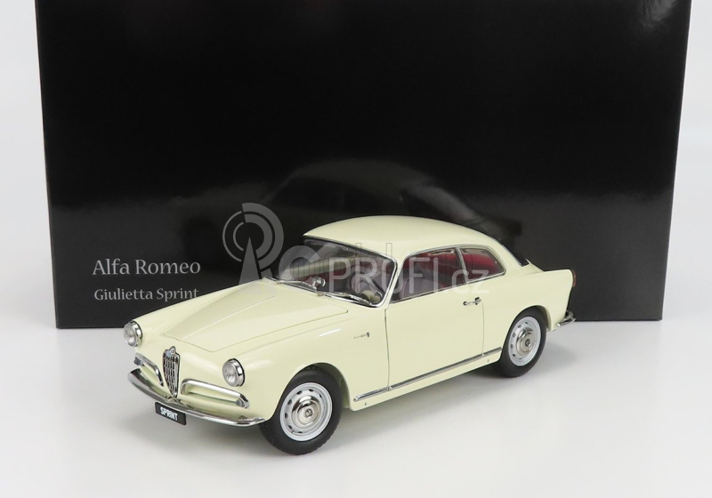 Kyosho Alfa romeo Giulietta Sprint Coupe 1954 1:18 Bílá