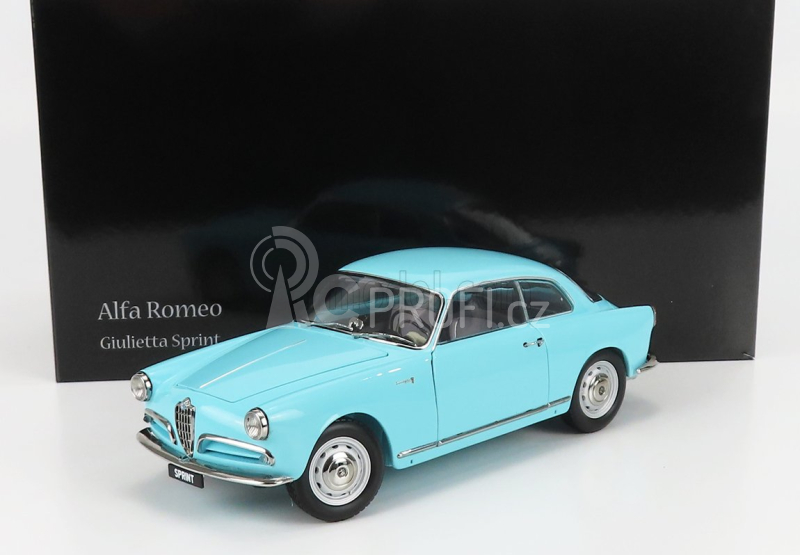 Kyosho Alfa romeo Giulietta Sprint Coupe 1954 1:18 Světle Modrá