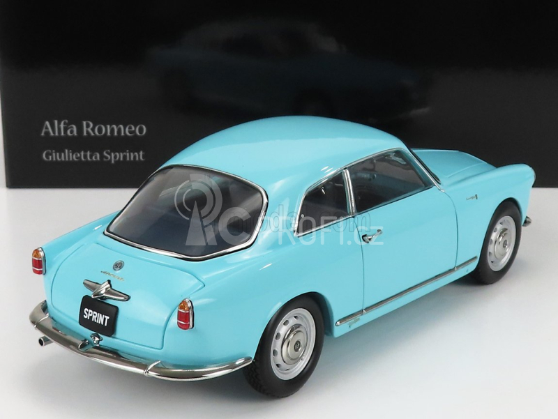 Kyosho Alfa romeo Giulietta Sprint Coupe 1954 1:18 Světle Modrá
