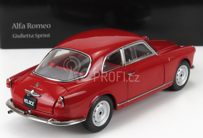 Kyosho Alfa romeo Giulietta Sprint - Veloce - 1956 1:18, červená