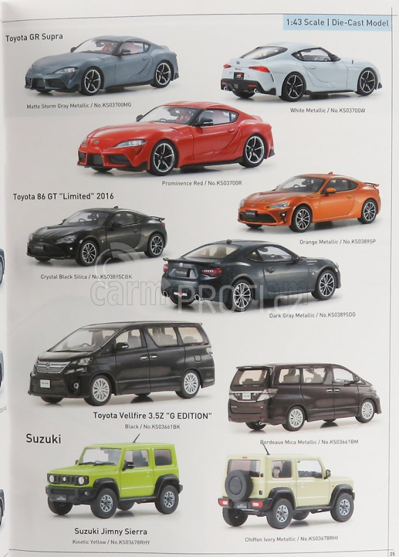 Kyosho Catalogo Kyosho Catalogue Diecast-resin  2021 - 35 Pagine - Pages /