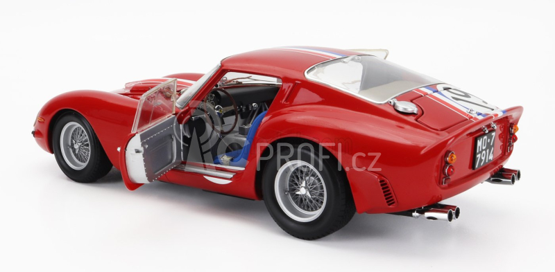 Kyosho Ferrari 250 Gto 3.0l V12 Coupe Team Pierre Noblet N 19 1:18, červená