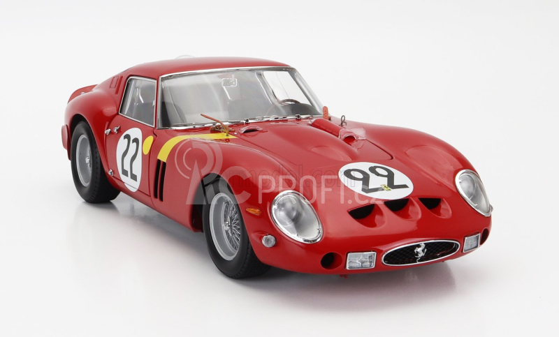 Kyosho Ferrari 250 Gto 3.0l V12 Team Equipe Nationale Belge N 22 1:18, červená