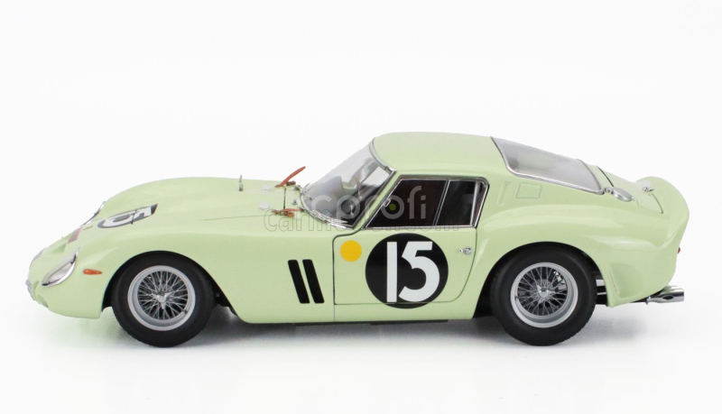 Kyosho Ferrari 250 Gto Rhd N 15 Winner Tourist Trophy Goodwood International 1962 Innes Ireland 1:18 Světle Zelená