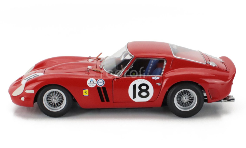 Kyosho Ferrari 250 Gto Team Nart N 18 Winner 3h Daytona 1963 Pedro Rodriguez 1:18 Red