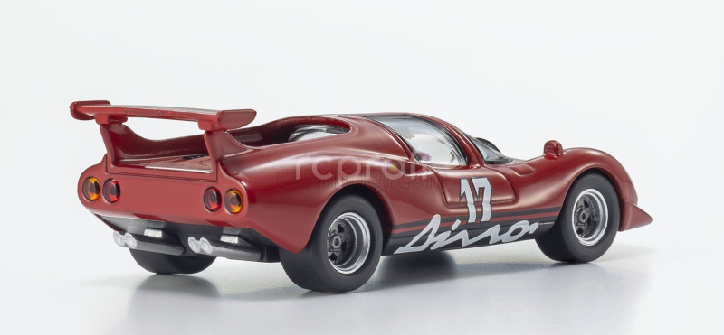 Kyosho Ferrari Dino 206 N 17 Racing 1967 - The Circuit Wolf - Yatabe Rs - By Satoshi Ikezawa - Manga Movie 1:64 Red