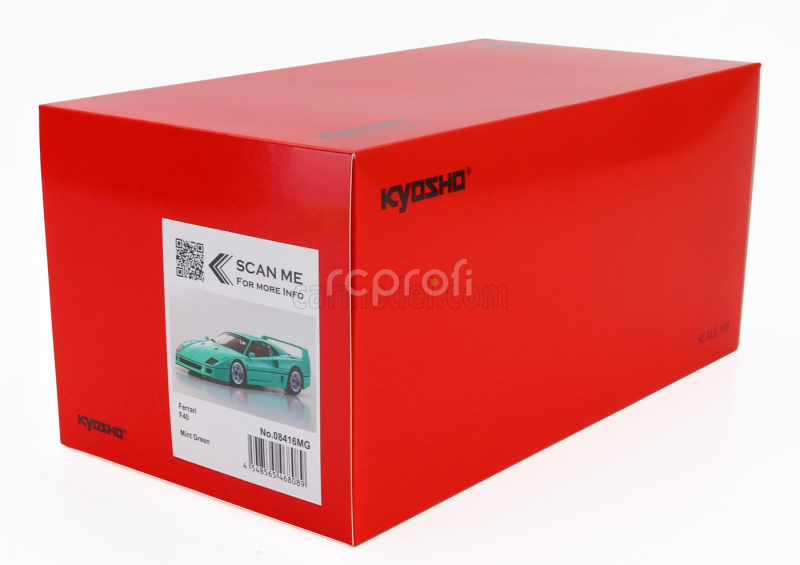 Kyosho Ferrari F40 1987 1:18 Mintová Zelená
