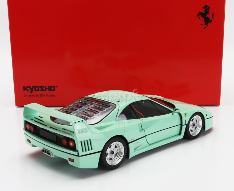Kyosho Ferrari F40 1987 1:18 Mintová Zelená