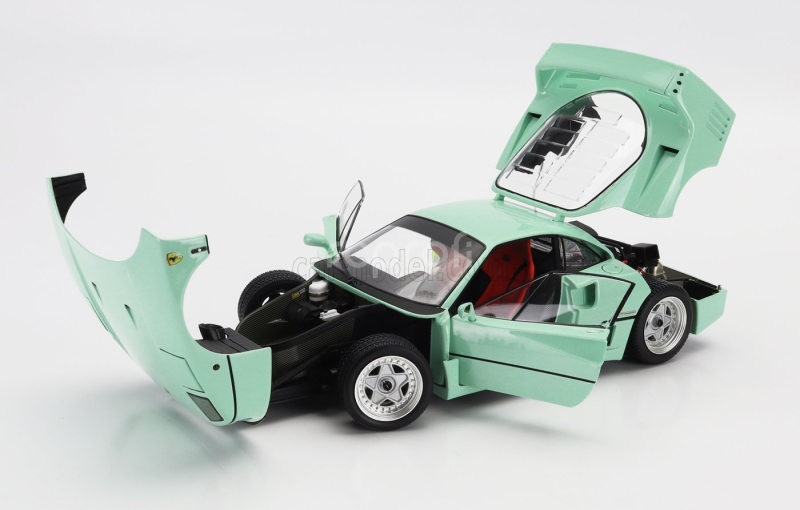 Kyosho Ferrari F40 1987 1:18 Mintová Zelená