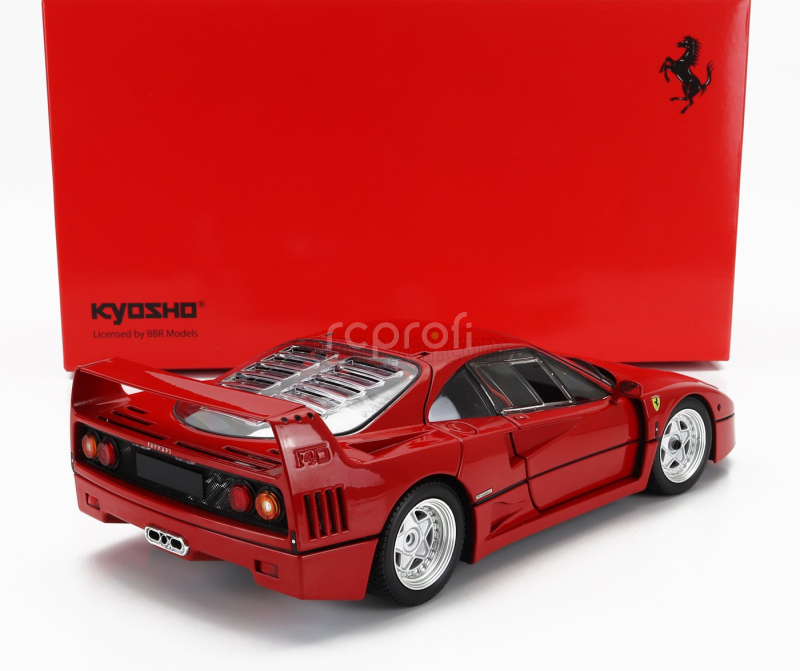 Kyosho Ferrari F40 Light Weight With Lexan Windows 1987 1:18 Red