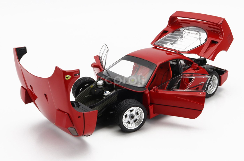 Kyosho Ferrari F40 Light Weight With Lexan Windows 1987 1:18 Red