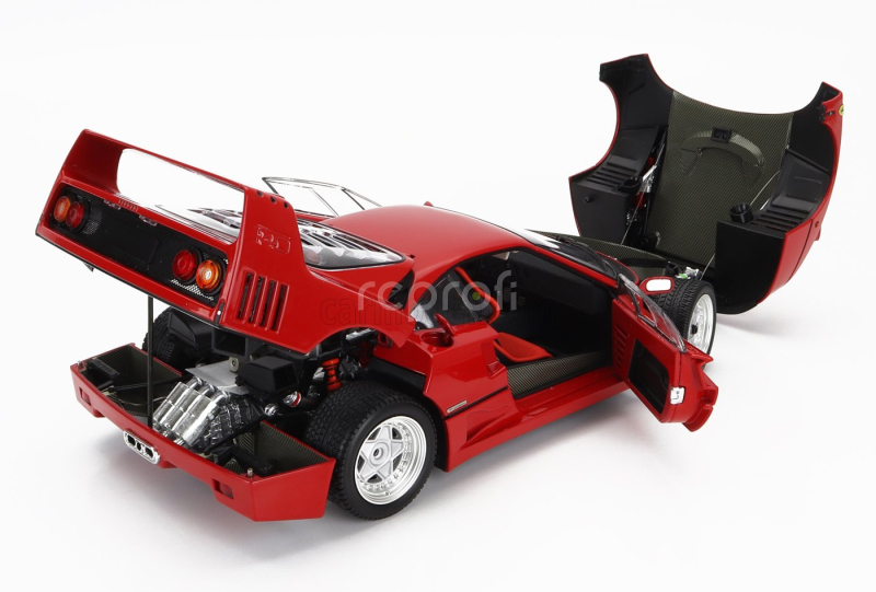 Kyosho Ferrari F40 Light Weight With Lexan Windows 1987 1:18 Red