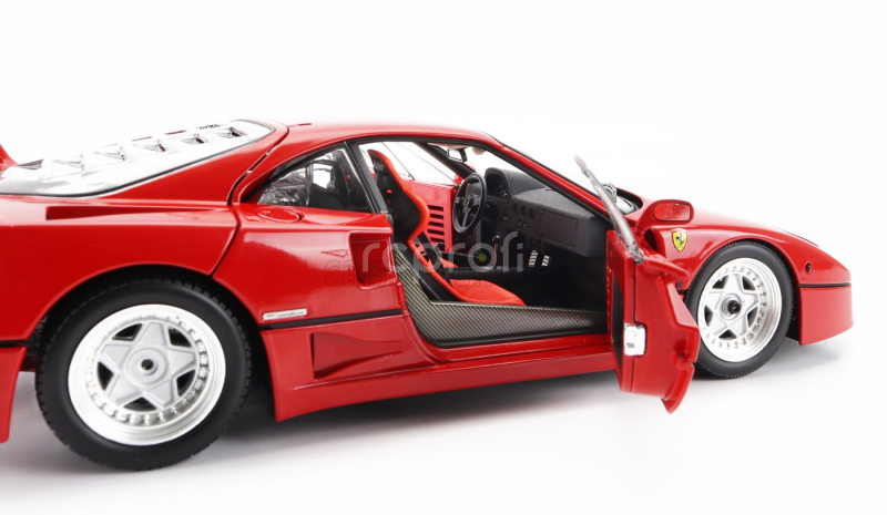 Kyosho Ferrari F40 Light Weight With Lexan Windows 1987 1:18 Red
