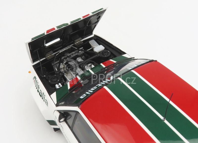 Kyosho Fiat 131 Abarth Alitalia N 2 Rally Montecarlo 1978 1:18, bílá