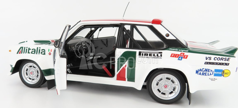 Kyosho Fiat 131 Abarth Alitalia N 3 Winner Rally 1000 Lakes 1978 1:18, bílá