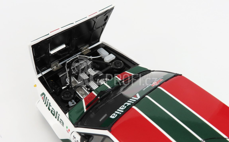 Kyosho Fiat 131 Abarth Alitalia N 3 Winner Rally 1000 Lakes 1978 1:18, bílá