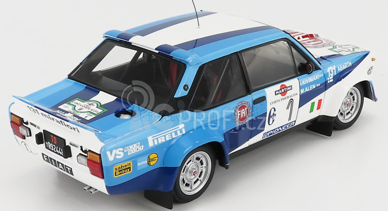 Kyosho Fiat 131 Abarth Team Fiat Works N 1 Rally Costa Smeralda 1981 1:18