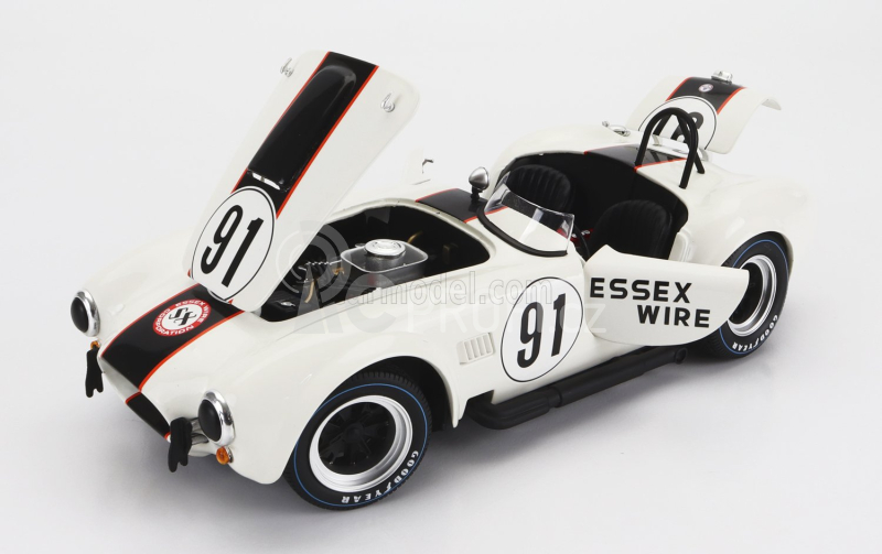 Kyosho Ford usa Shelby Cobra 427 S/c Spider Essex Wire N 91 1:18, bílá