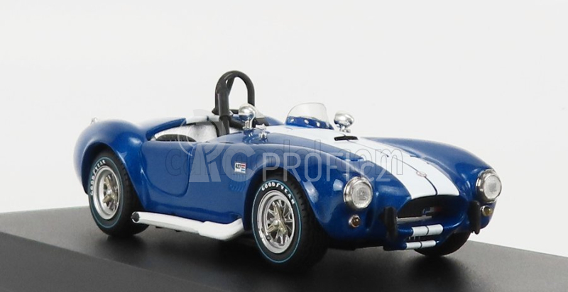 Kyosho Ford usa Shelby Cobra 427/sc Spider Racing Screen 1965 1:43 Modrá Met Bílá