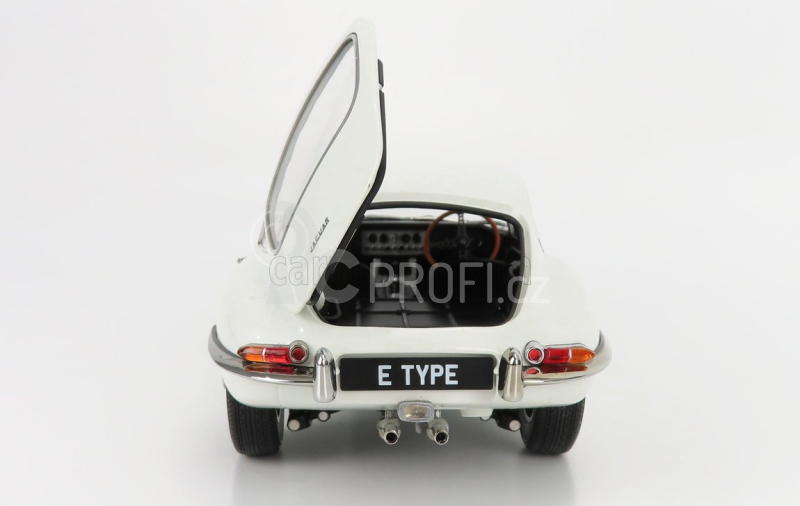 Kyosho Jaguar E-type Coupe Mk1 Rhd 1961 1:18 Bílá