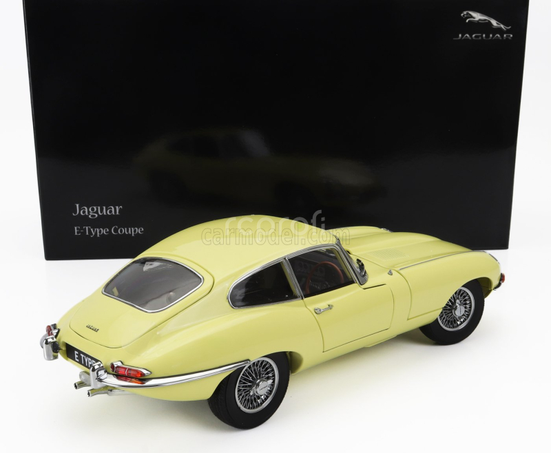Kyosho Jaguar E-type Coupe Mk1 Rhd 1961 1:18 Žlutá
