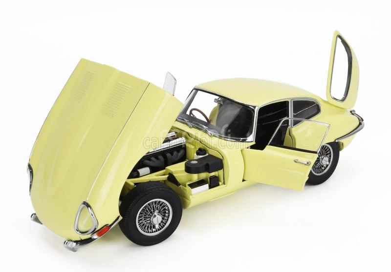 Kyosho Jaguar E-type Coupe Mk1 Rhd 1961 1:18 Žlutá
