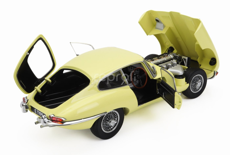 Kyosho Jaguar E-type Coupe Mk1 Rhd 1961 1:18 Žlutá