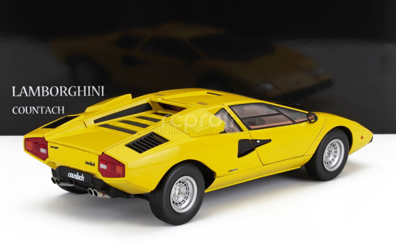 Kyosho Lamborghini Countach Lp400 1974 1:18 Žlutá