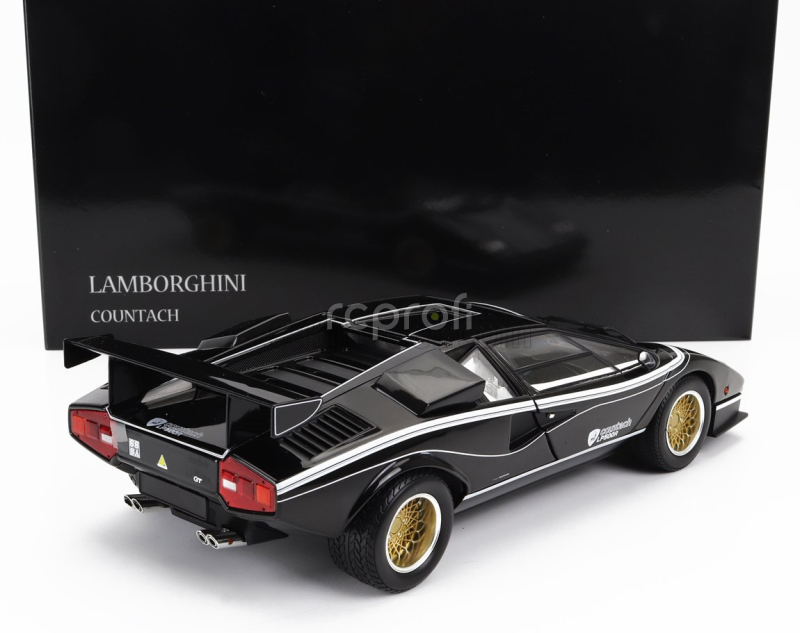 Kyosho Lamborghini Countach Lp500 R Quattrovalvole 1982 1:18 Černá Bílá