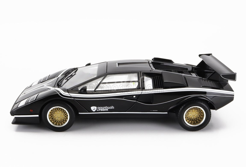 Kyosho Lamborghini Countach Lp500 R Quattrovalvole 1982 1:18 Černá Bílá