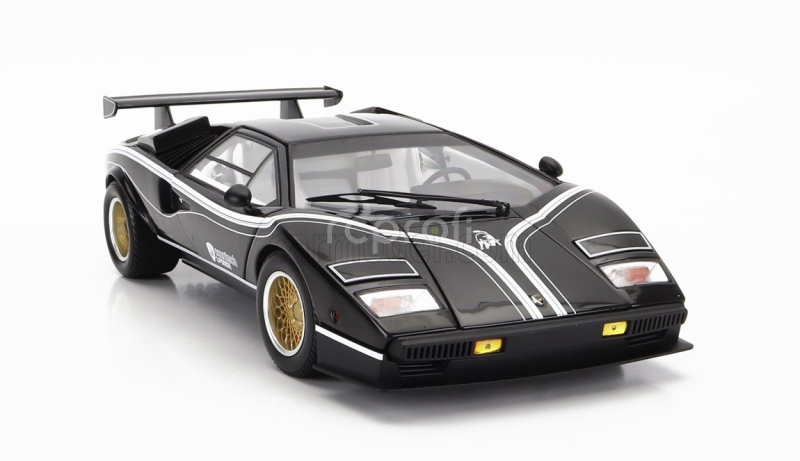 Kyosho Lamborghini Countach Lp500 R Quattrovalvole 1982 1:18 Černá Bílá