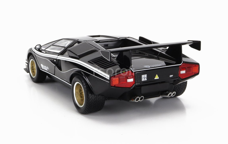 Kyosho Lamborghini Countach Lp500 R Quattrovalvole 1982 1:18 Černá Bílá