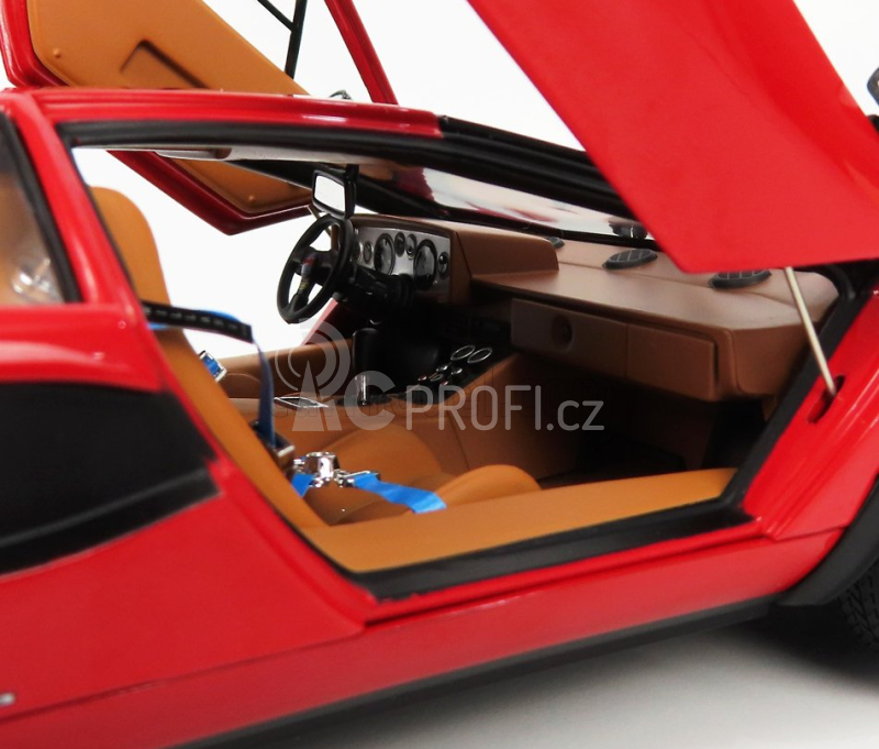 Kyosho Lamborghini Countach Lp500s Walter Wolf 1982 1:18 Red