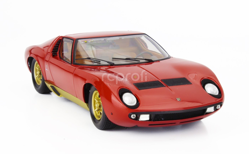 Kyosho Lamborghini Miura P400 1968 1:18 Červené Zlato