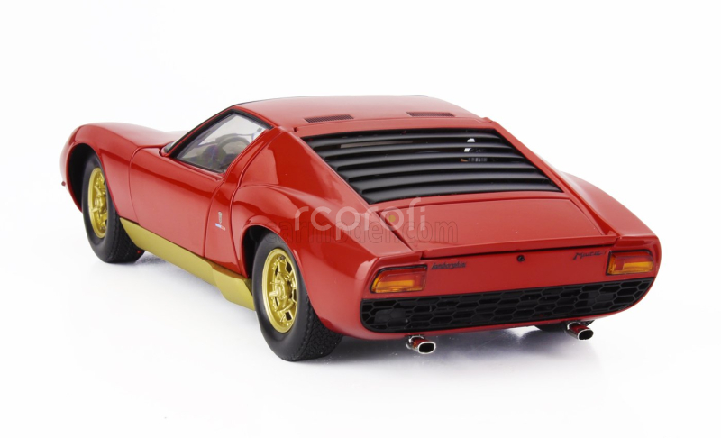 Kyosho Lamborghini Miura P400 1968 1:18 Červené Zlato