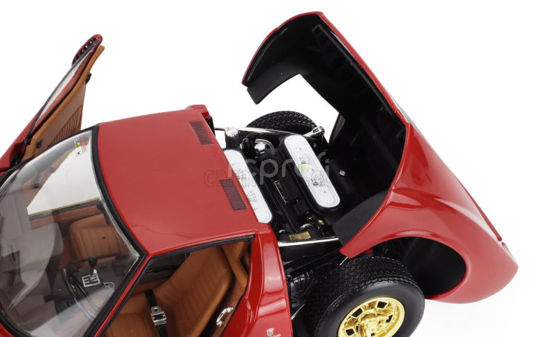 Kyosho Lamborghini Miura P400 1968 1:18 Červené Zlato