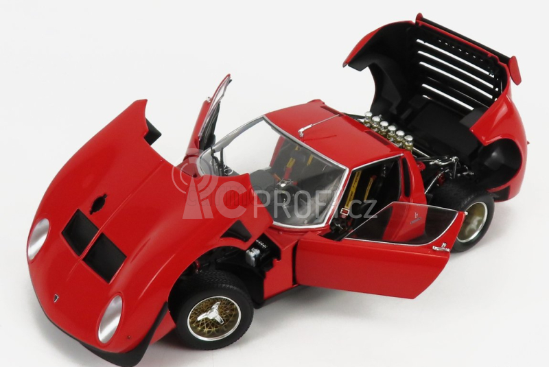 Kyosho Lamborghini Miura Svr 1970 1:18 Červená Černá