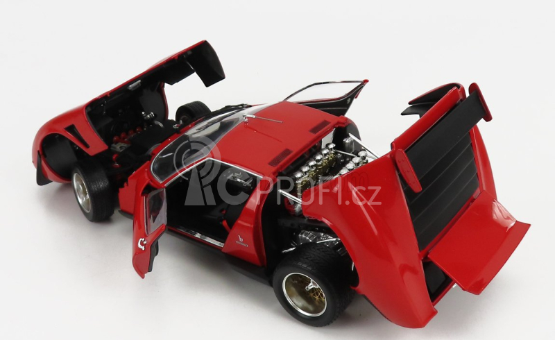 Kyosho Lamborghini Miura Svr 1970 1:18 Červená Černá