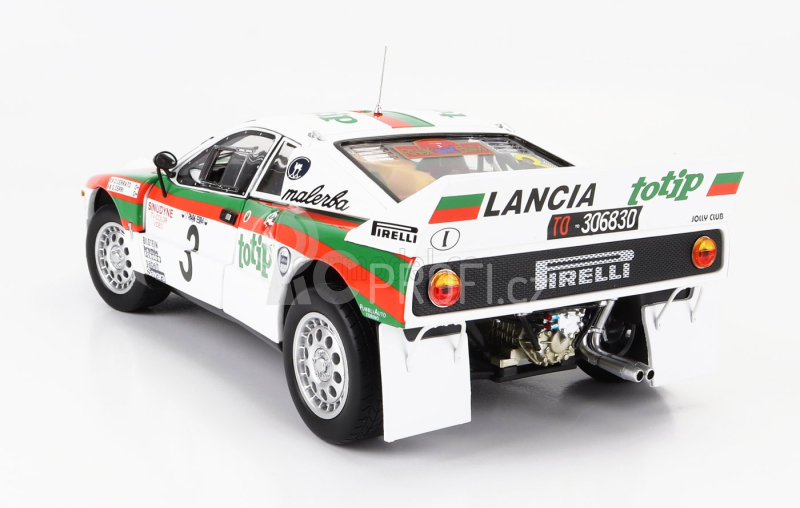 Kyosho Lancia 037 Totip N 3 Rally Isola D'elba 1985 D.Cerrato - G.Cerri 1:18, bílá