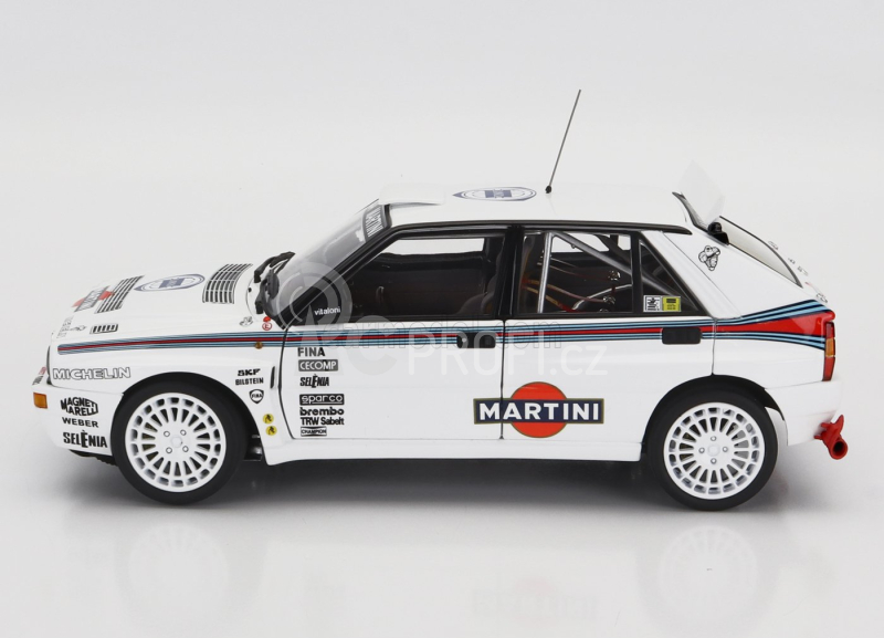Kyosho Lancia Delta Hf Integrale Evoluzione Martini Racing N 0 1:18, bílá