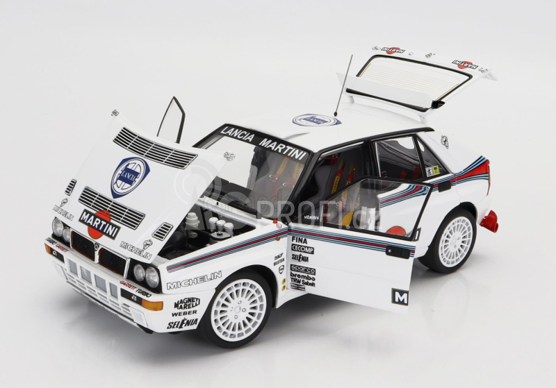 Kyosho Lancia Delta Hf Integrale Evoluzione Martini Racing N 0 1:18, bílá